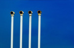 10  sue mcleod white poles on blue   likes