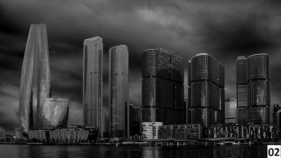 Barangaroo after a storm